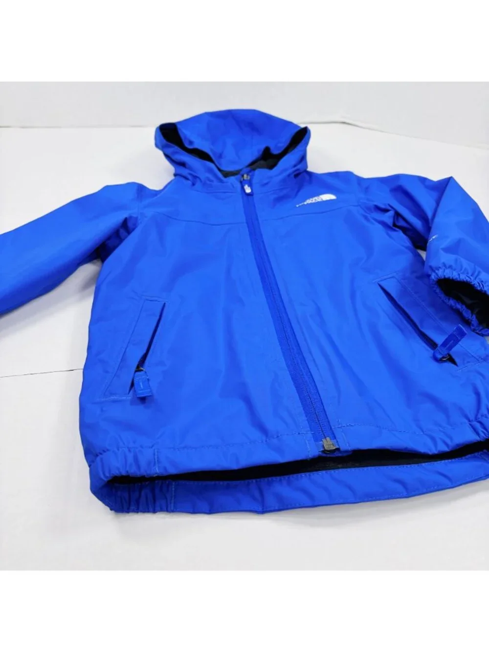 North Face Kids Royal Blue Warm Storm Fleece Lined Rain Jacket 4T / 4